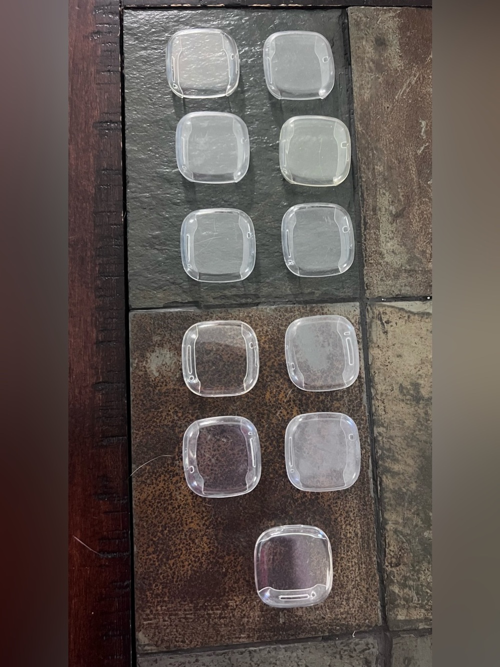 11 Clear Protective Covers - Compatible with FitBit Sense 1